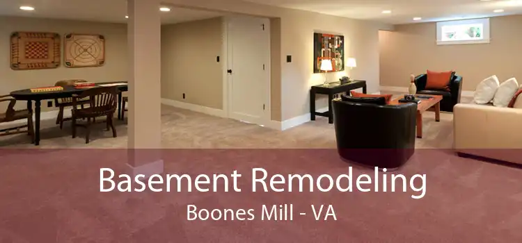 Basement Remodeling Boones Mill - VA