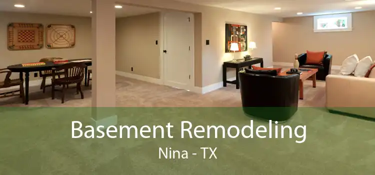 Basement Remodeling Nina - TX