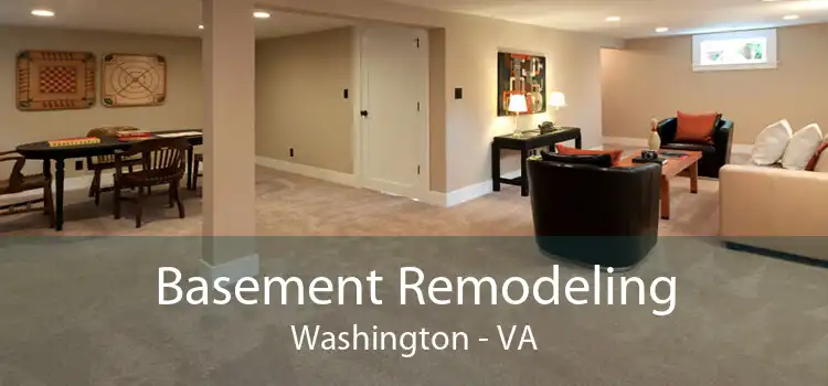 Basement Remodeling Washington - VA